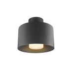 SLV Photoni Aluminium Negro | Apta para 1x E27