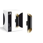 D'Lite Luz De Pared Nura Negro Up & Down 7W 250lm - 830 Luz Cálida | IP44
