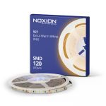 Noxion Tiras LED Naga 5 Metro 24V - 120LEDs/m - 9.6W/m - 927 Luz Muy Cálida | 8mm - IP65 - Mejor Reproducción De Color - SMD2835