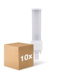 Multipack 10x Ledvance Dulux-D LED 9W - 840 Blanco Frio | 2-Pines - Reemplazo 26W
