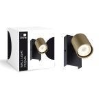 D'Lite Luz De Pared Prisma Metal Oro | IP20 - Apta para 1x GU10