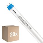 Multipack 20x Philips Tubo LED T8 CorePro (EM/Mains) High Output 8W 900lm - 840 Blanco Frio | 60cm - Reemplazo 18W
