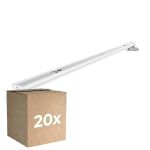 Multipack 20x Noxion Pantalla Click LED T8 | Apta Para 2x60cm Tubo LED