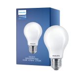 Philips MASTER Value LED Bulbo E27 Pera Mate 3.4W 470lm - 927 Luz muy Cálida | Mejor reproducción de color - Regulable - Reemplazo 40W