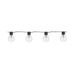 Eglo LED Luces de cadena Partaj Negro 4.5M - 830 Luz Cálida | incl. 16 Fuentes de luz