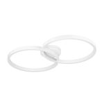 Eglo Luz de techo Amandolo Acero Blanco 19.5W 2400lm - 827-865 Ajustable Blanco + RGB | Regulable