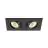 SLV New Tria 155 Foco Aluminium Negro Cuadrado 14W 610lm 38D - 927 Luz Muy Cálida | Mejor Reproducción De Color - Regulable 