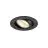 SLV New Tria 68 Foco Aluminium Negro Esférica 7.5W 621lm 38D - 930 Luz Cálida | Recorte 68mm -  Mejor Reproducción De Color - Regulable 
