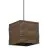 Ledvance Decor Colgante De Luz Cuadrado Marrón | Apta para 1x E27