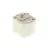 Bright Choice 1-Fase Rail Cuadrado Adaptador Blanco