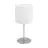 Eglo Lámpara De Mesa Pasteri Acero Níquel Satinado | IP20 - Apta para 1x E14 