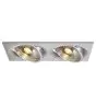 SLV New Tria 2 Foco Aluminium Gris | Apta para 2x GU10 (AR111) 