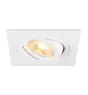 SLV New Tria 75 Foco Aluminium Blanco Cuadrado | Recorte 75mm - Apta para 1x GU10 