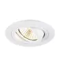 SLV New Tria 75 Foco Aluminium Blanco Esférica 8.3W 750lm 38D - 930 Luz Cálida | Recorte 75mm -  Mejor Reproducción De Color - Regulable 