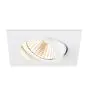 SLV New Tria 68 Foco Aluminium Blanco Cuadrado 8.3W 705lm 38D - 927 Luz Muy Cálida | Recorte 68mm - Mejor Reproducción De Color - Regulable 