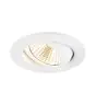SLV New Tria 68 Foco Aluminium Blanco 8.3W 750lm 38D - 930 Luz Cálida | Recorte 68mm -  Mejor Reproducción De Color - Regulable 