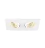 SLV New Tria 155 Foco Aluminium Blanco Cuadrado 14W 640lm 38D - 930 Luz Cálida | Mejor Reproducción De Color - Regulable 