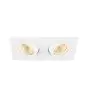 SLV New Tria 155 Foco Aluminium Blanco Cuadrado 13.6W 610lm 38D - 927 Luz Muy Cálida | Mejor Reproducción De Color - Regulable 