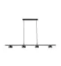 Nordlux Techo Foco Clyde Metal Negro 16W 1180lm - 827 Luz Muy Cálida | IP20 - 3 Pasos Regulable