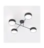 Emibig Luz de techo Maga Acero Negro | Apta para 4x E14 - Max 10W