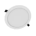 Ledvance Downlight Slim Alu Blanco 19W 1900lm 90D - 830 Luz Cálida | Recorte 205mm - IP44 