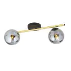 Emibig Luz de techo Splendi Acero Negro | Apta para 2x E14 - Max 10W
