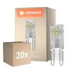 Multipack 20x Ledvance Performance LED Capsule Clara G9 1.9W 200lm - 827 Luz Muy Cálida | Reemplazo 20W